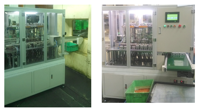 伺服多軸多面自動攻牙檢測一體機48軸